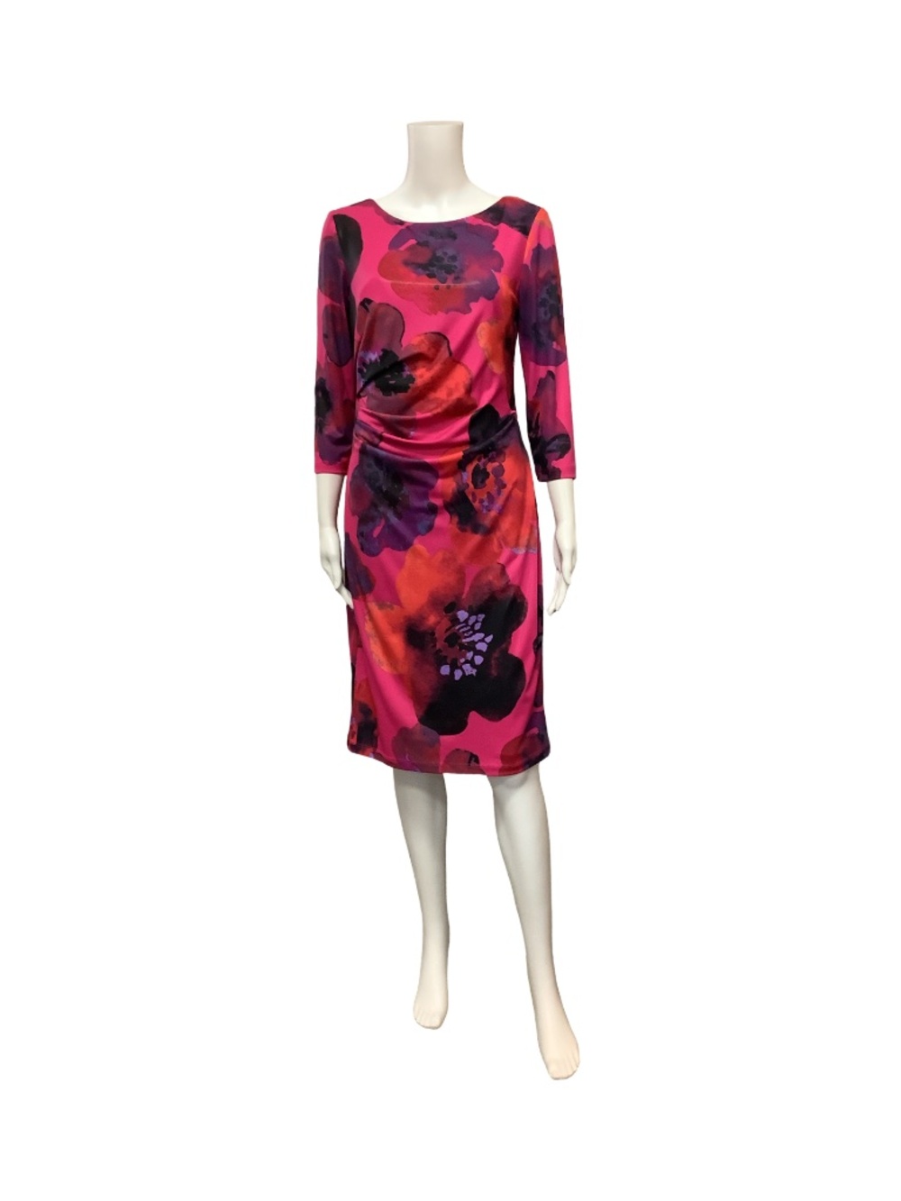 Frank Lyman Floral Print Dress Size: L